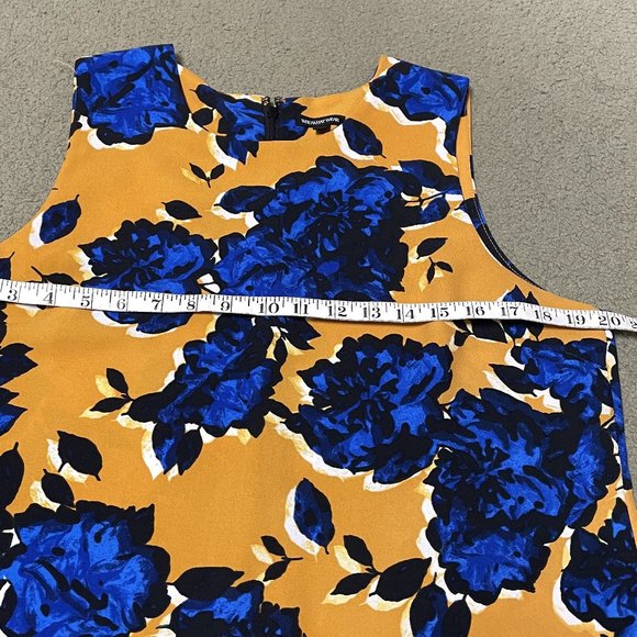 Who What Wear Sleeveless Floral Dress - Picture 9 of 13